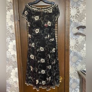 Ivanka Trump Embroidered Dress